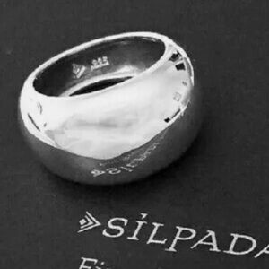 Silpada Sterling Silver 925 Dome Ring Size 7 R1102